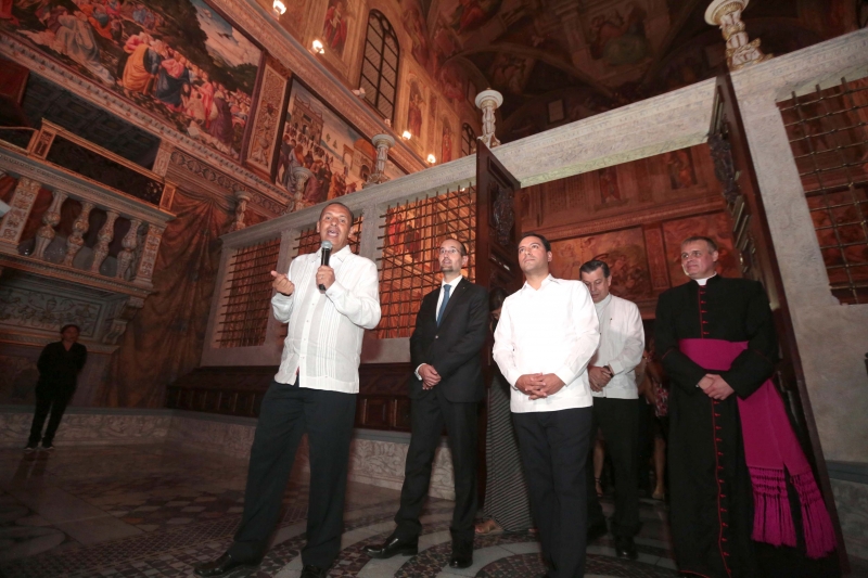 Réplica de la Capilla Sixtina abre sus puertas en Mérida