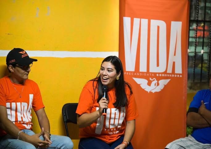 Movimiento Ciudadano, nueva opción para Yucatán: Vida Gómez 