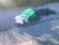 Motociclista grave tras derrapar en la Mérida-Progreso