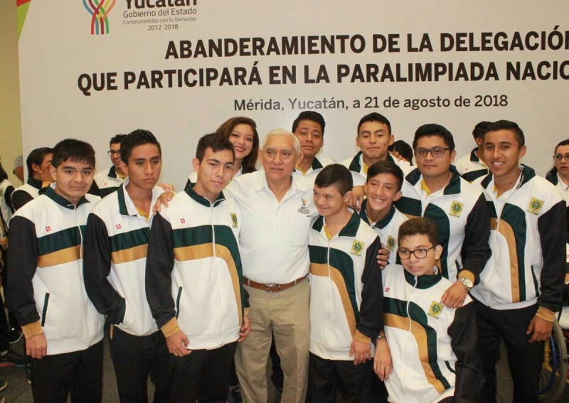 Delegación yucateca, rumbo a la Paralimpiada Nacional