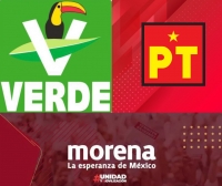 Definen PVEM, PT y Morena candidatos a diputaciones federales