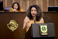 Destaca Larissa Acosta labor de Ifigenia Martínez