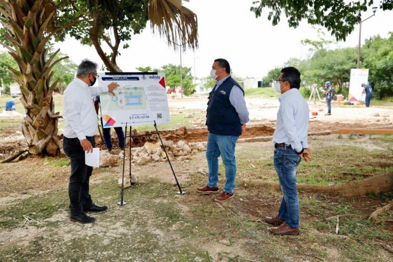 Comuna avanza en rehabilitación de espacios públicos