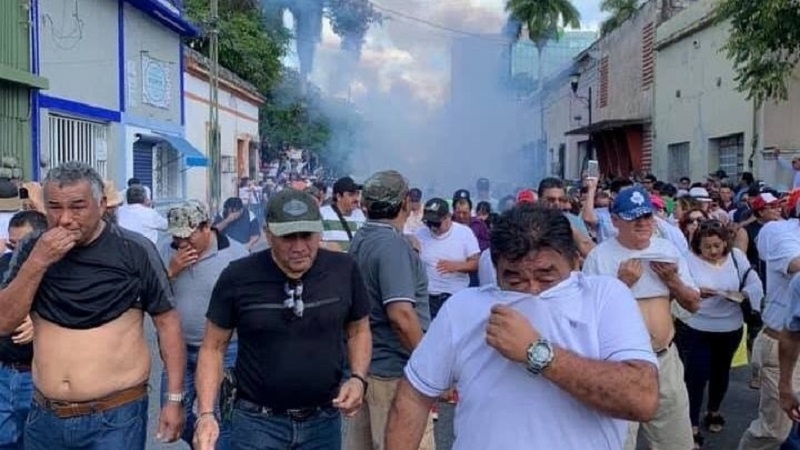 Denuncian ante Codhey abusos policiacos en marcha del 19E