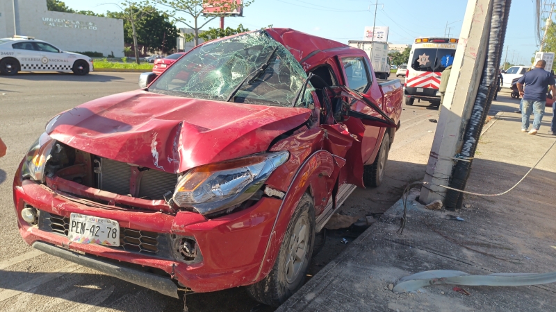 Aparatoso carambola deja cinco lesionados