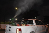 SSY y Ayuntamiento realizan doble barrido de fumigación en Mérida