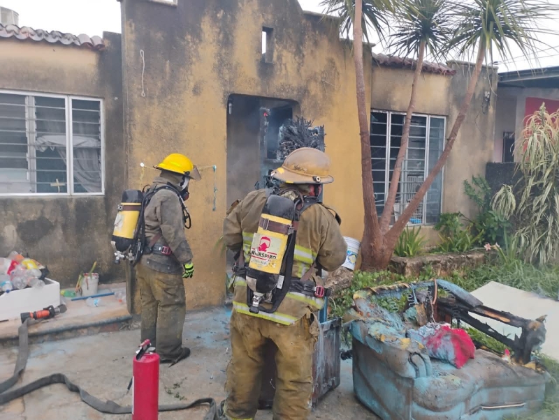 Controlado connato de incendio en Jardines de Nueva Mulsay