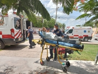 Joven con discapacidad sufre colapso 