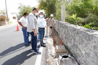 Supervisa Renán obras de iluminación en carretera Chablekal-Dzibilchaltún