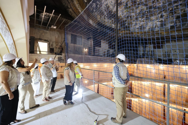 En marcha, trabajos de reconstrucción del Teatro Peón Contreras