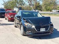 Carambola deja caos vehicular