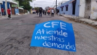 Vecinos de la García Ginerés exigen respuesta a CFE