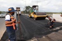 Avanza repavimentación del Periférico de Mérida