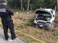 Hombre pierde la vida en siniestro vial en la Mérida-Campeche