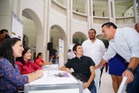 Renán Barrera inaugura la Feria del Empleo Turística