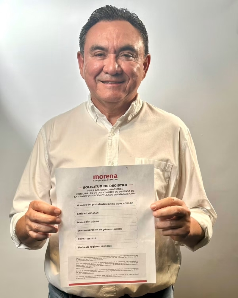 Otro salto de Liborio; ahora es morenista