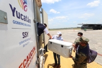 Arriban a Yucatán nuevo cargamento con 2 mil 400 vacunas