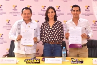 "Huacho" y Rommel firman carta compromiso con el CRIT Yucatán