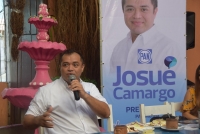 Aumenta el apoyo a mi candidatura: Josué Camargo