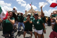 Afición yucateca celebra éxito de la Selección Mexicana