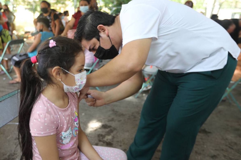 Vacunarán a menores y adolescentes de municipios yucatecos a partir de este martes