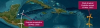 Monitorean primera onda tropical