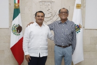 Alcalde Renán Barrera acuerda trabajo conjunto con Gobierno Federal