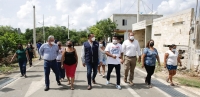Alcalde inaugura calles en la colonia Emiliano Zapata Sur III