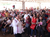 Multitudinario apoyo de morenistas a "Huacho" en Hunucmá