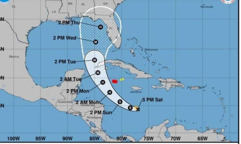 Monitorean trayectoria de tormenta tropical "Ian"
