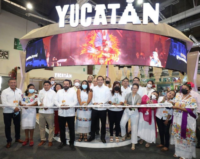 Vila Dosal inaugura Pabellón Yucatán en el Tianguis Turístico 2022