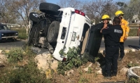 Accidente en la Mérida-Tizimín deja dos canadienses heridos