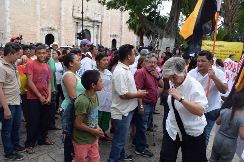 Colectivo Indignación asesora protesta de Homún