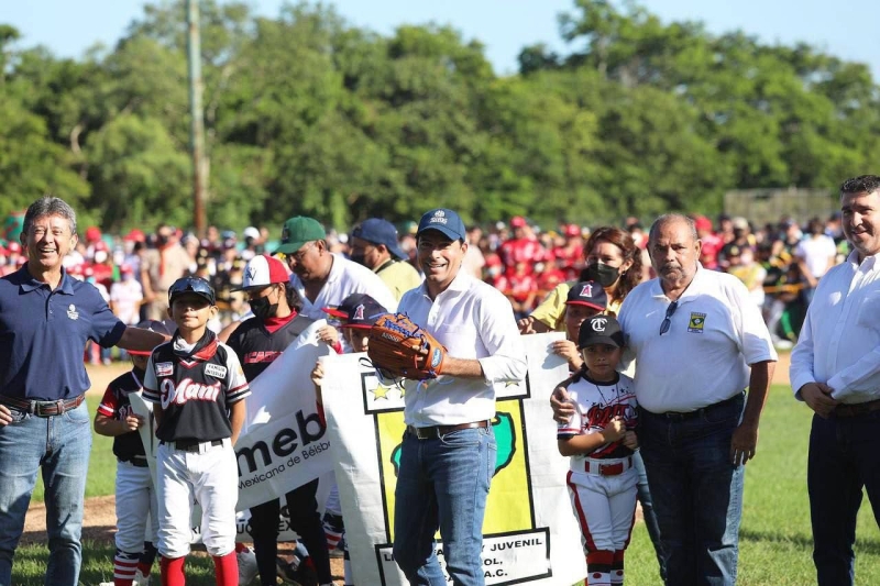 Arranca la Liga Infantil y Juvenil de Béisbol Yucatán