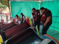 Revisan atracciones en Xmatkuil tras reporte ciudadano