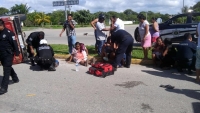 Franceses provocan accidente en Tizimín