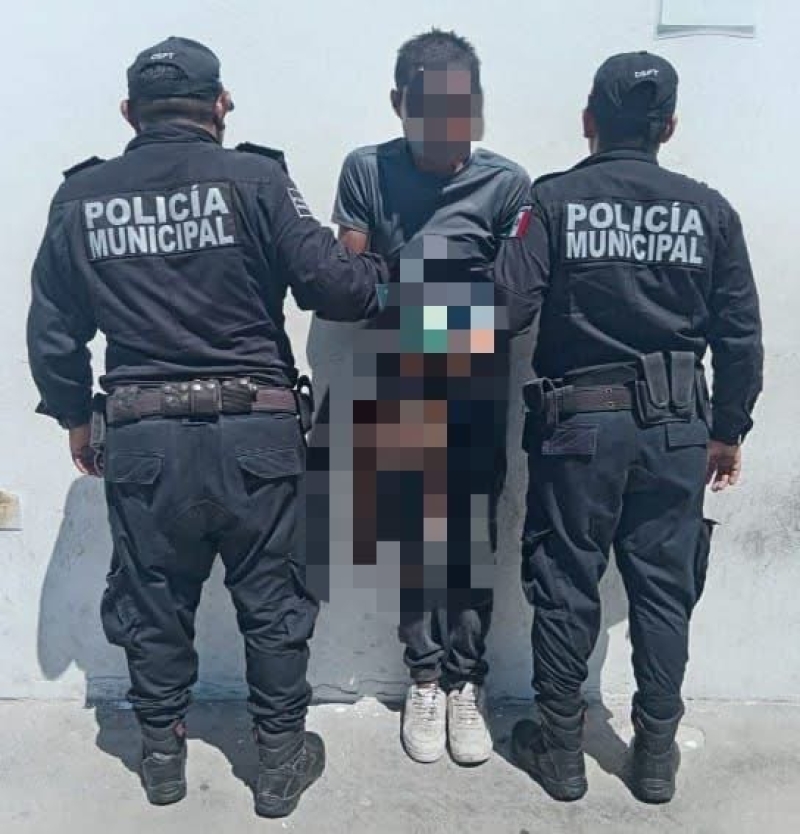 Cae presunto ladrón en Progreslo