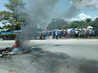 Disturbios y quema de llantas por elecciones en Kanasín