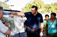 Renán Barrera entregó obras de repavimentación en Tanlum