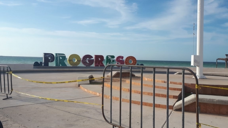 Comerciantes piden reapertura total del Malecón de Progreso