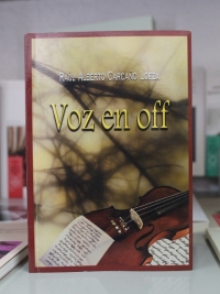 Presentarán poemario Voz en off de Raúl Carcaño Loeza