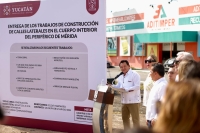 Inaugura &quot;Huacho&quot; laterales del Periférico de Mérida