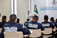 Fortalecen formación académica de policías municipales