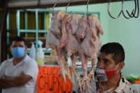 Vendedores de pollo reportan caída en sus ventas