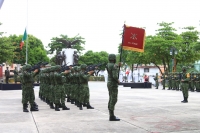 Evocan memoria de los Niños Héroes de Chapultepec