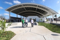 Parque Paseo Henequenes avanza en creación de infraestructura verde