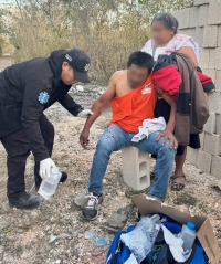 Caída le produce fractura expuesta