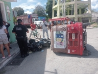 Dos lesionadas en siniestro vial