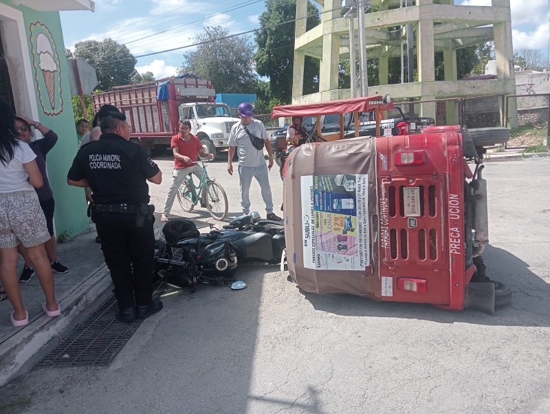 Dos lesionadas en siniestro vial