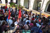 Se manifiesta Antorcha Campesina en Palacio de Gobierno